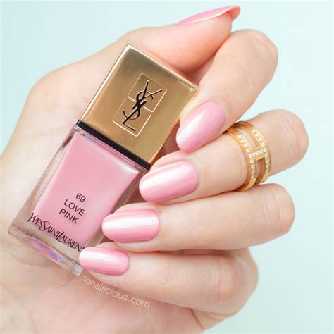 ysl love pink nail polish|ysl la laque nail varnish.